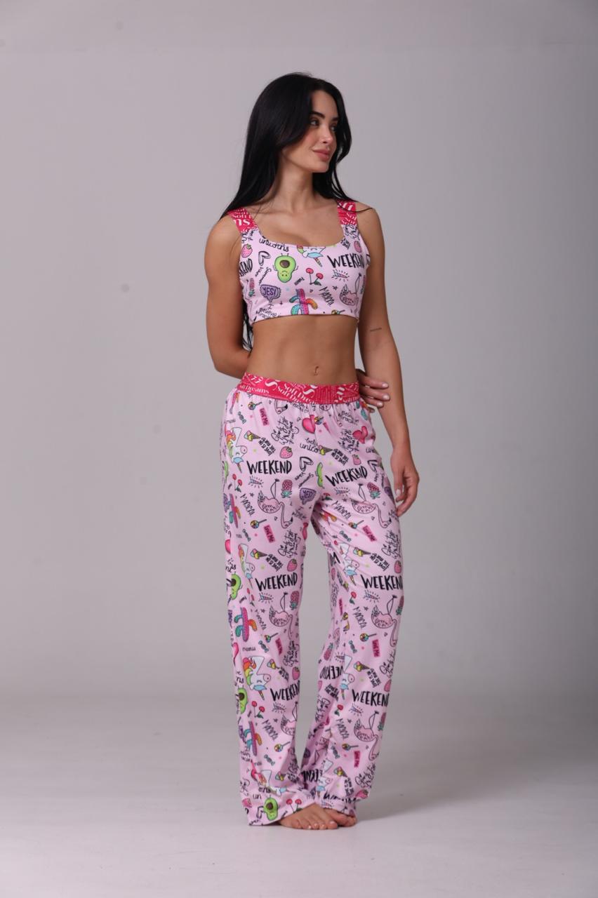 Pijama Larga - Unicornios - KRS | KIRIOS